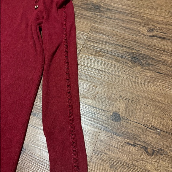 White House Black Market Maroon Knit Sweater Dress - Picture 4 of 8